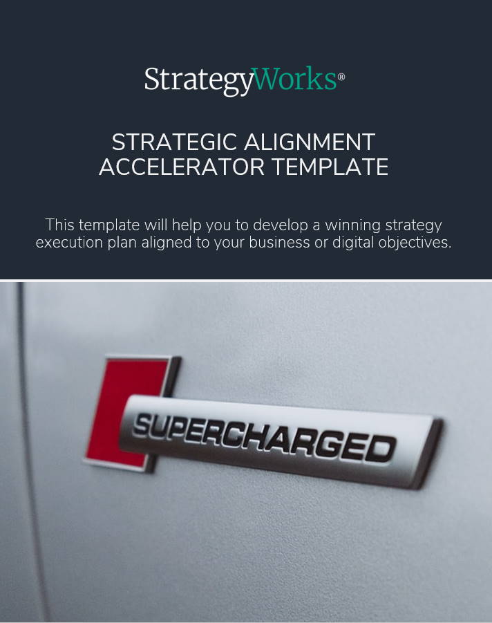 Strategic Alignment Accelerator Template cover