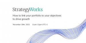 How to link your portfolio to your strategy webinar Nov 18th